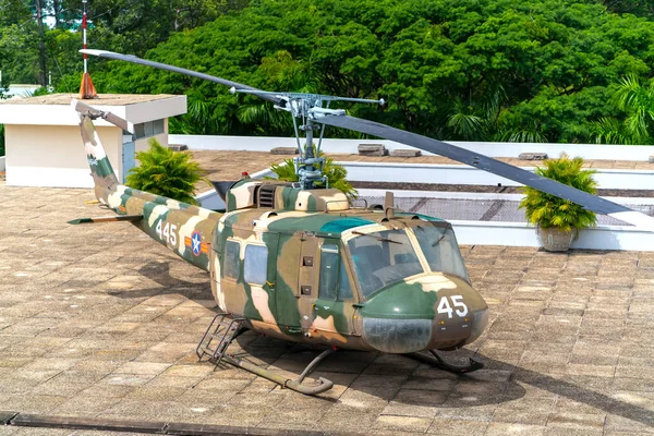 Ciudad Chi Minh Vietnam Agosto 2018 Copia Del Helicóptero Del — Foto de Stock