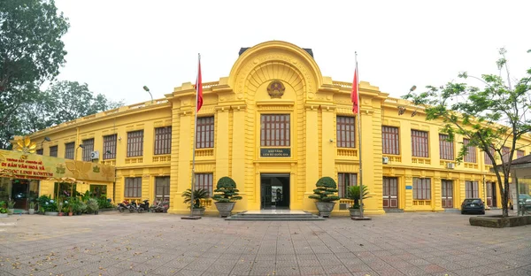 Hanoi Wietnam Marca 2019 Architektura Wietnamskiej Narodowej Muzeum Historii Jest — Zdjęcie stockowe