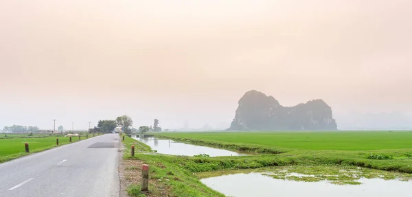 Suburban landscape of Ha Tay, Vietnam real peace, and relaxation rustic soul