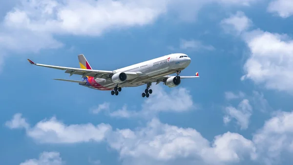 Chi Minh Ville Vietnam Juin 2019 Avion Passagers Airbus A330 — Photo