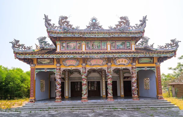 Ancient House Elaborate Carved Columns Pottery Typical Culture Cultural Village — Stock Photo, Image