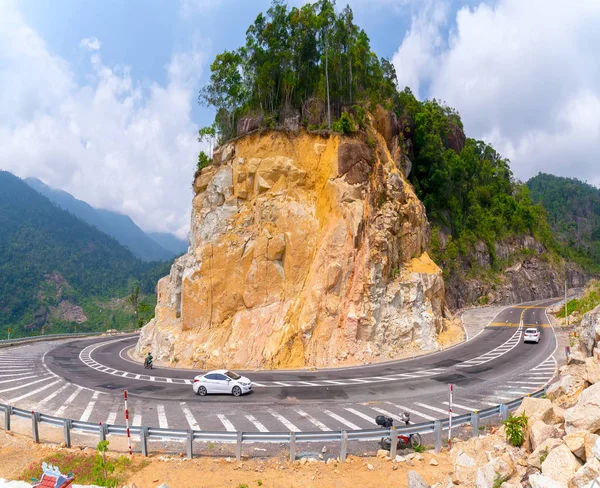 Ханх Хоа Єтнам Квітня 2019 Кханх Пас Road Небезпечний Звивистій — стокове фото