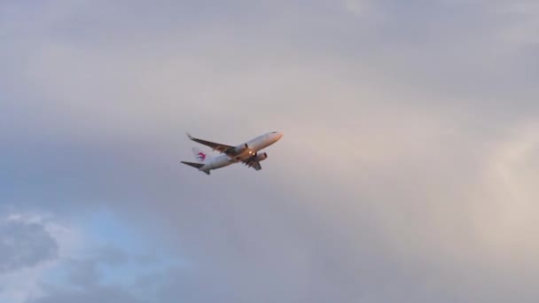 Chi Minh City Vietnam November 27Th 2019 Airplane Boeing 737 — Stock Video