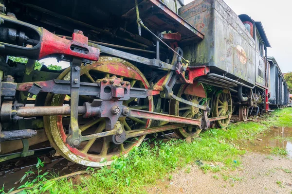 Lat Vietnam Agosto 2020 Vieja Locomotora Estación Destino Histórico Para — Foto de Stock