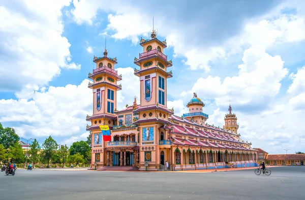 Tay Ninh Vietnam Septiembre 2020 Paisaje Fuera Del Templo Sagrado — Foto de Stock