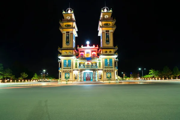 Tay Ninh Vietnam Septiembre 2020 Paisaje Fuera Del Templo Sagrado — Foto de Stock