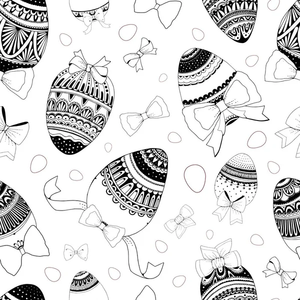 Paskalya yumurtası seamless modeli. Bahar tatil arka plan kumaş, kağıt scrapbooking için üzerine basım için