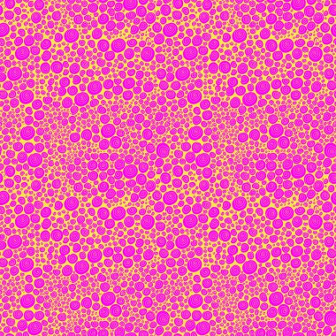 spiral bukleler ile sorunsuz desen. sarı bir arka plan üzerinde pembe bukleler