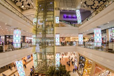 Columbus modern binanın balıkgözü etkisi ile iç