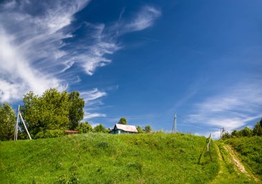 ile mükemmel gökyüzü manzara