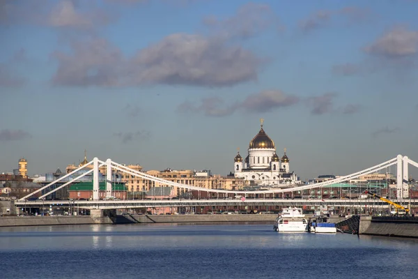 Вид Москвы с Парка Горького — стоковое фото