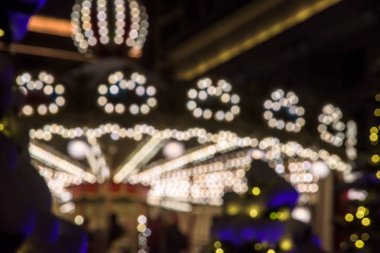 Vintage bulanık atlıkarınca