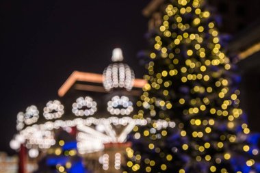 Vintage bulanık atlıkarınca