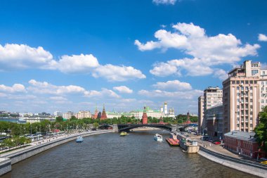 Moskova Nehri ve Kremlin manzarayı