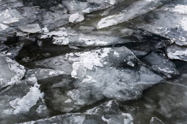 Soyut düşen buz drift su dokusuna