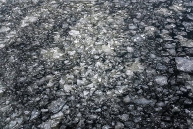 Soyut düşen buz drift su dokusuna