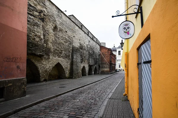 Tallinn Estonsko Listopadu 2018 Vanalinn Památky Historického Centra Tallinnu — Stock fotografie