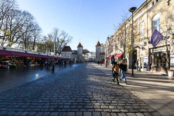 Tallinn Estonsko Listopadu 2018 Vanalinn Památky Historického Centra Tallinnu — Stock fotografie