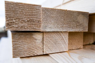 Ahşap ahşap çıta yığın depolama günlüğe kaydeder.