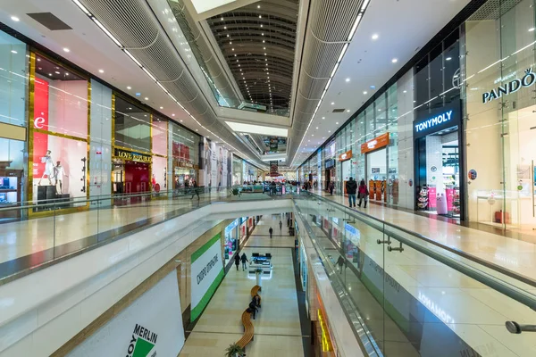 Moskau Russland Januar 2019 Innenraum Des Modernen Einkaufszentrums Columbus — Stockfoto