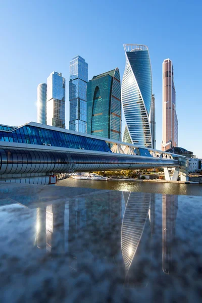 Ansicht Der Stadt Moskau Internationales Geschäftszentrum — Stockfoto