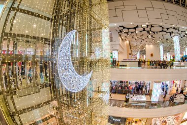 Columbus modern binanın balıkgözü etkisi ile iç