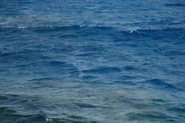 Eau Mer Bleue Surface Océan Pour Fond Naturel — Photo