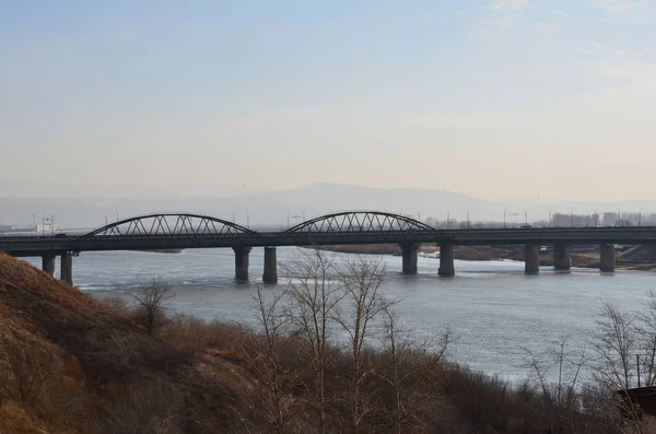 Esta Imagem Mostra Passe Ponte Antigo Vista Lateral — Fotografia de Stock