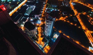 Osaka Bay harbor çevrenin havadan görünümü