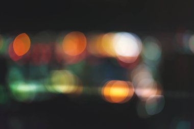 Bulanık soyut bokeh arka plan Tokyo, Japonya