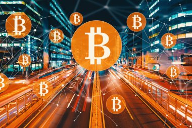 Bitcoin bulanık hareket trafik ile