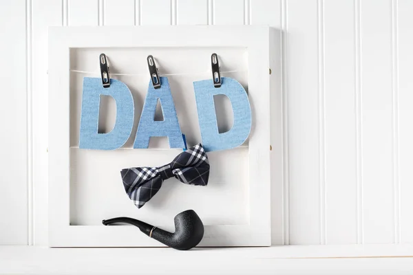 Tema do Dia dos Pais com letras DAD — Fotografia de Stock