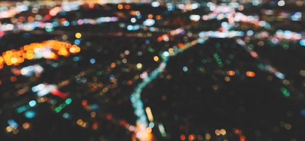 Intreepupil luchtfoto van een enorme weg in Los Angeles — Stockfoto