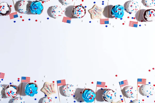 Tema festivo americano con postres —  Fotos de Stock