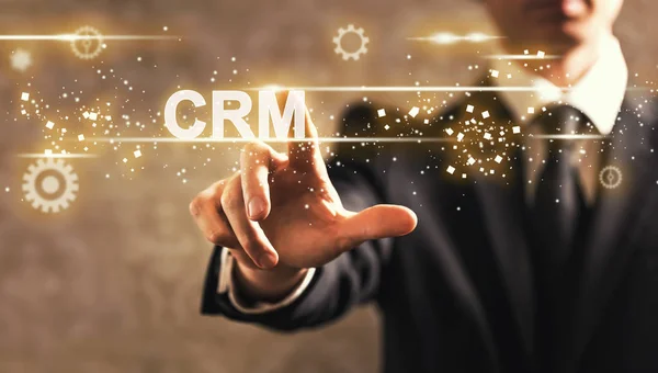 実業家と Crm 本文 — ストック写真