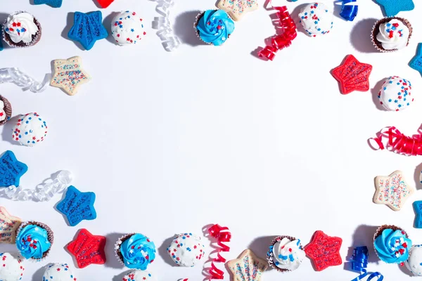 American holiday theme with desserts — Stock Photo, Image