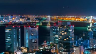Günbatımı Tokyo Körfezi hızlandırılmış