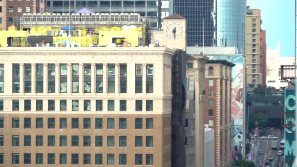 Downtown Los Angeles in the afternoon — Stock Video