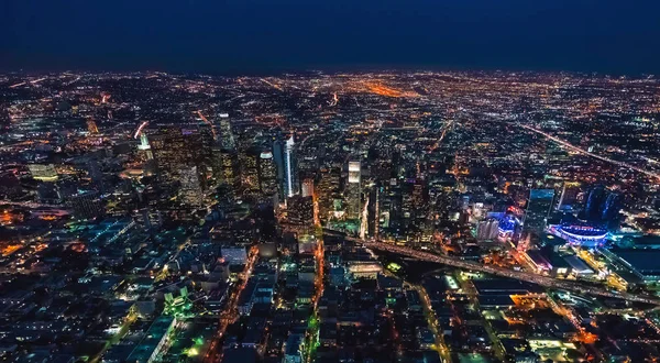 Aerial view of Downtown Los Angeles — Stock Photo, Image