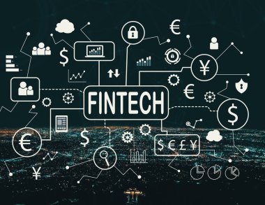 Fintech tema ile Downtown Los Angeles