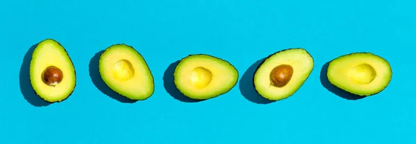 Verse avocado patroon — Stockfoto