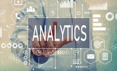 Analytics işadamı ile 