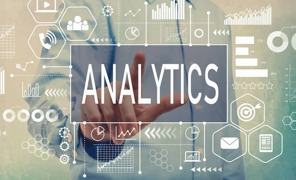 Analytics işadamı ile 