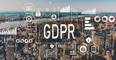 Gdpr Ny Skyline hava manzaralı