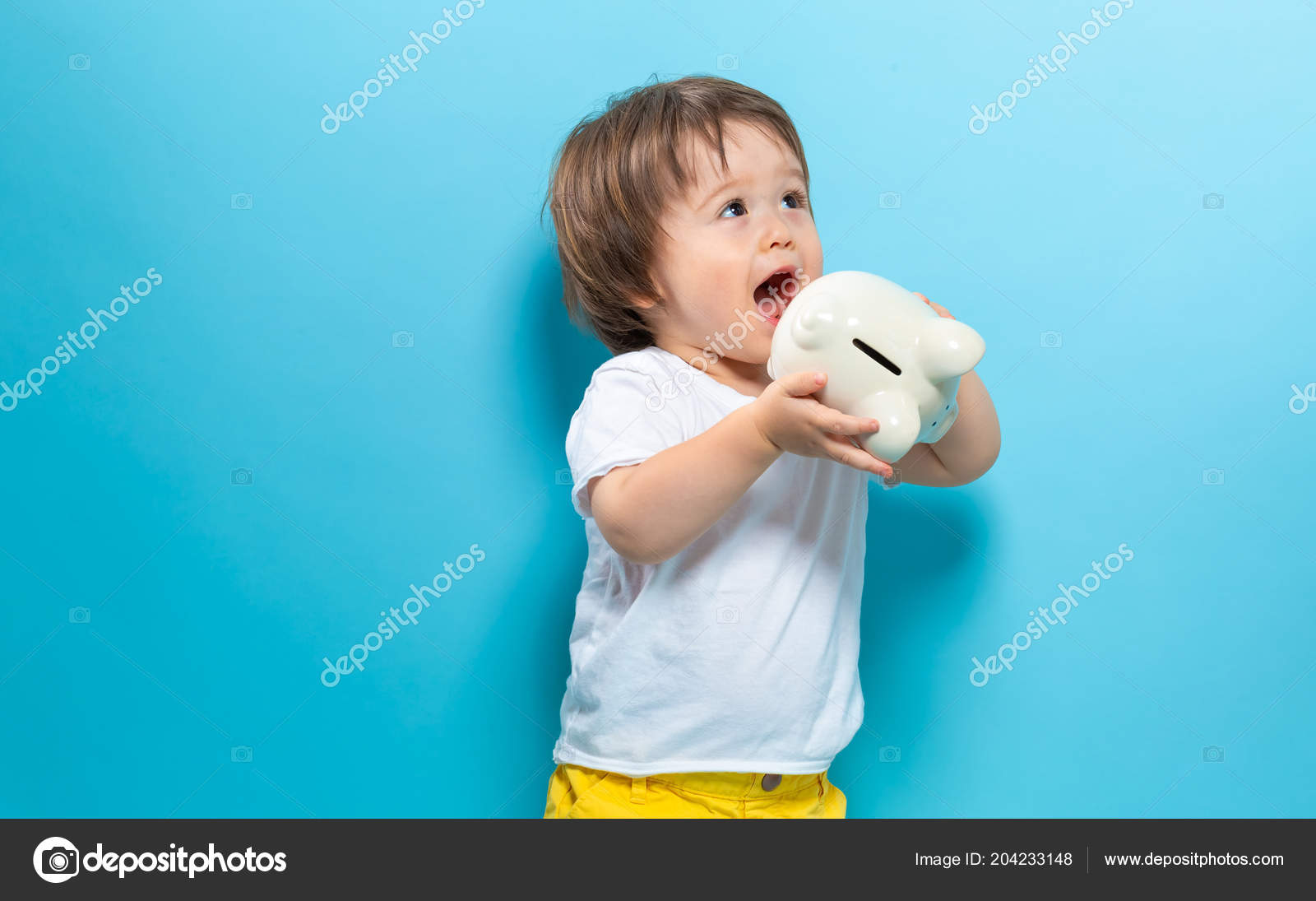 toddler boy piggy bank
