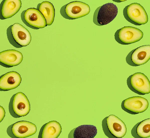 Verse avocado patroon — Stockfoto