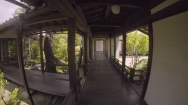 Bir Japonca tapınak ile bakış açısı Tur