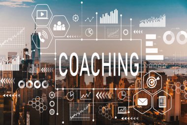 Ny manzarası havadan görünümü ile koçluk