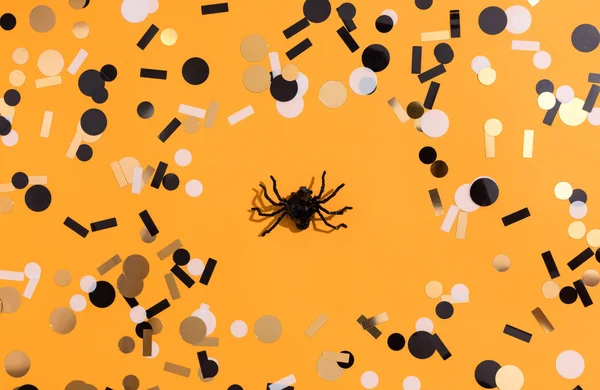 Хеллоуїн павук вид зверху — стокове фото