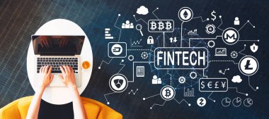 Şifreli para birimi fintech temasıName